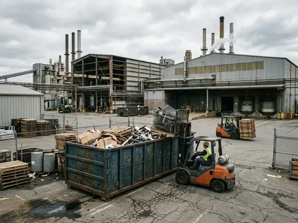 industrial-factory-scrap-conta-003 — frequently asked questions, Cheap Roll-off Dumpster Rentals in Calumet City, IL